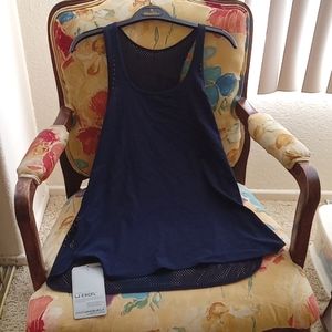 Lorna Jane Navy Workout Tank Top. Sz S. New With Tags.